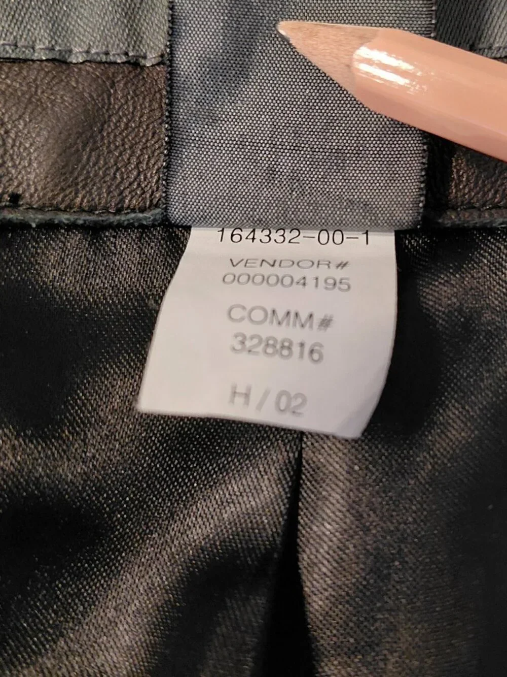 Vintage Banana Republic Black Leather Jacket Coat Button Front Medium Pockets
